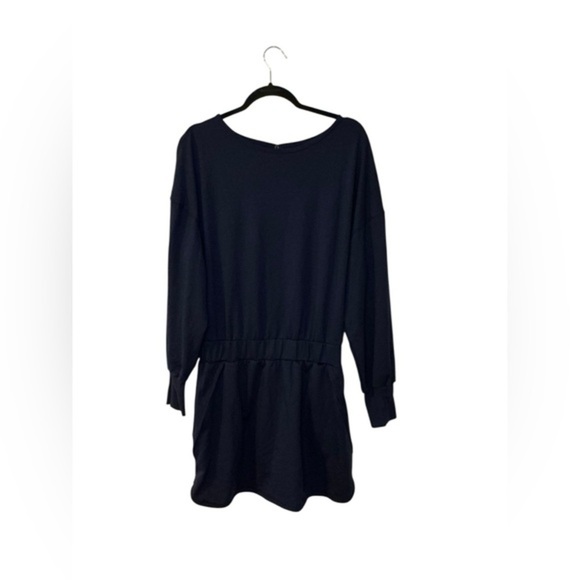 Blue Casual Long Sleeve Jumpsuit - Picture 1 of 6